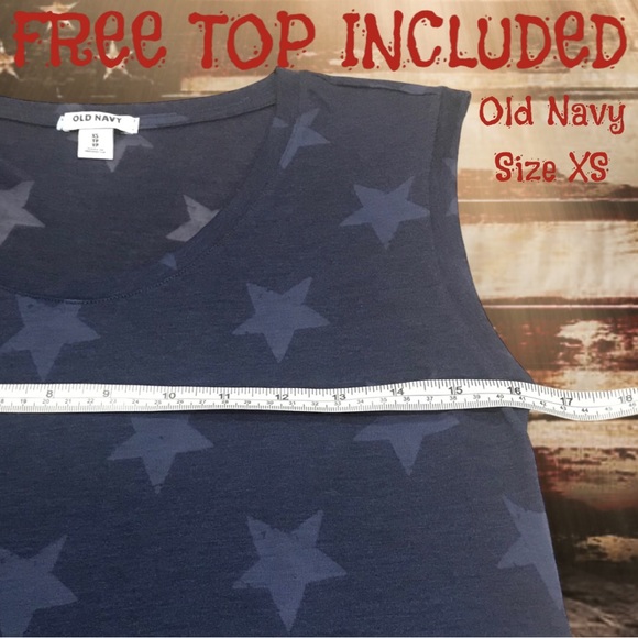 2pc. Set YMI Stars & Stripes Cut-Off American Flag Low Rise Shorts & Tee Shirt - Picture 13 of 14